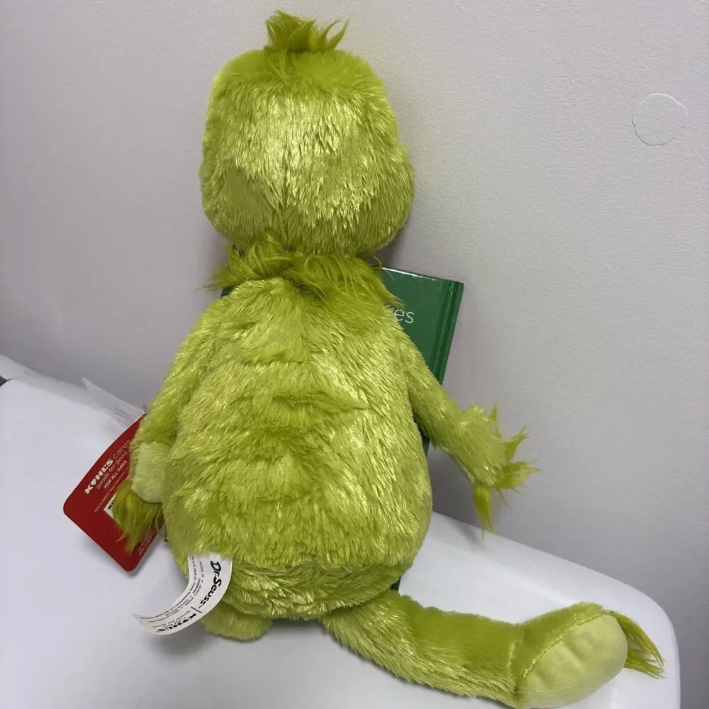 Dr. Seuss How the Grinch Stole Christmas Bundle Grinch Plush 18